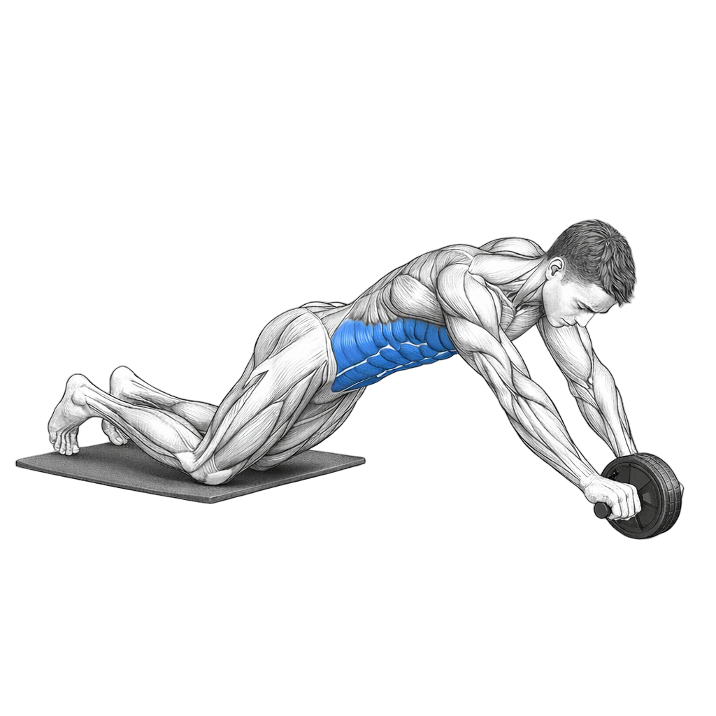 Ab Rollout exercise demonstration