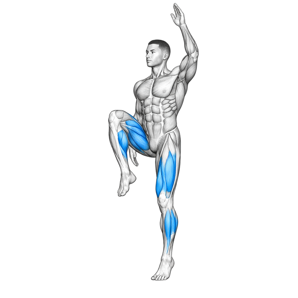 Aerobics exercise demonstration