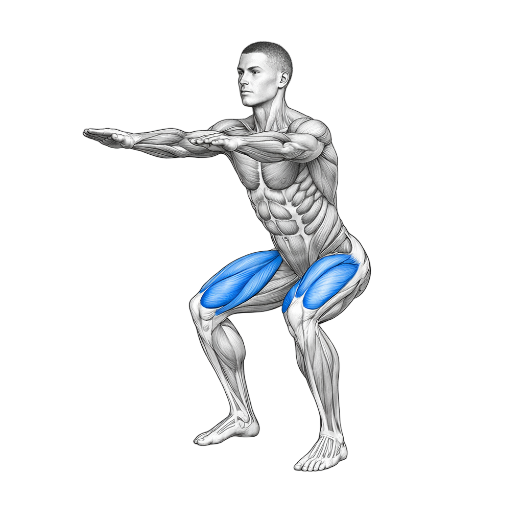 Air Squats exercise demonstration