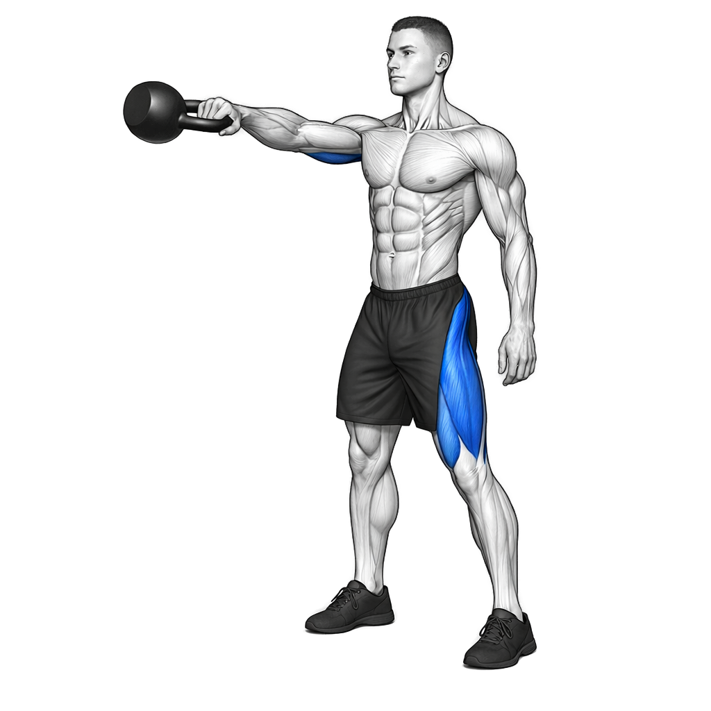 Alternating Single-Arm Kettlebell Swing