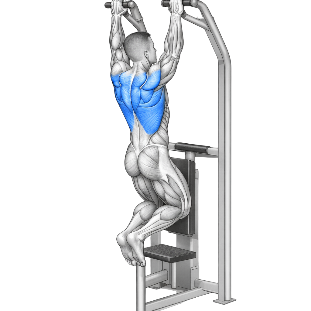 Assisted Neutral Grip Pull Up