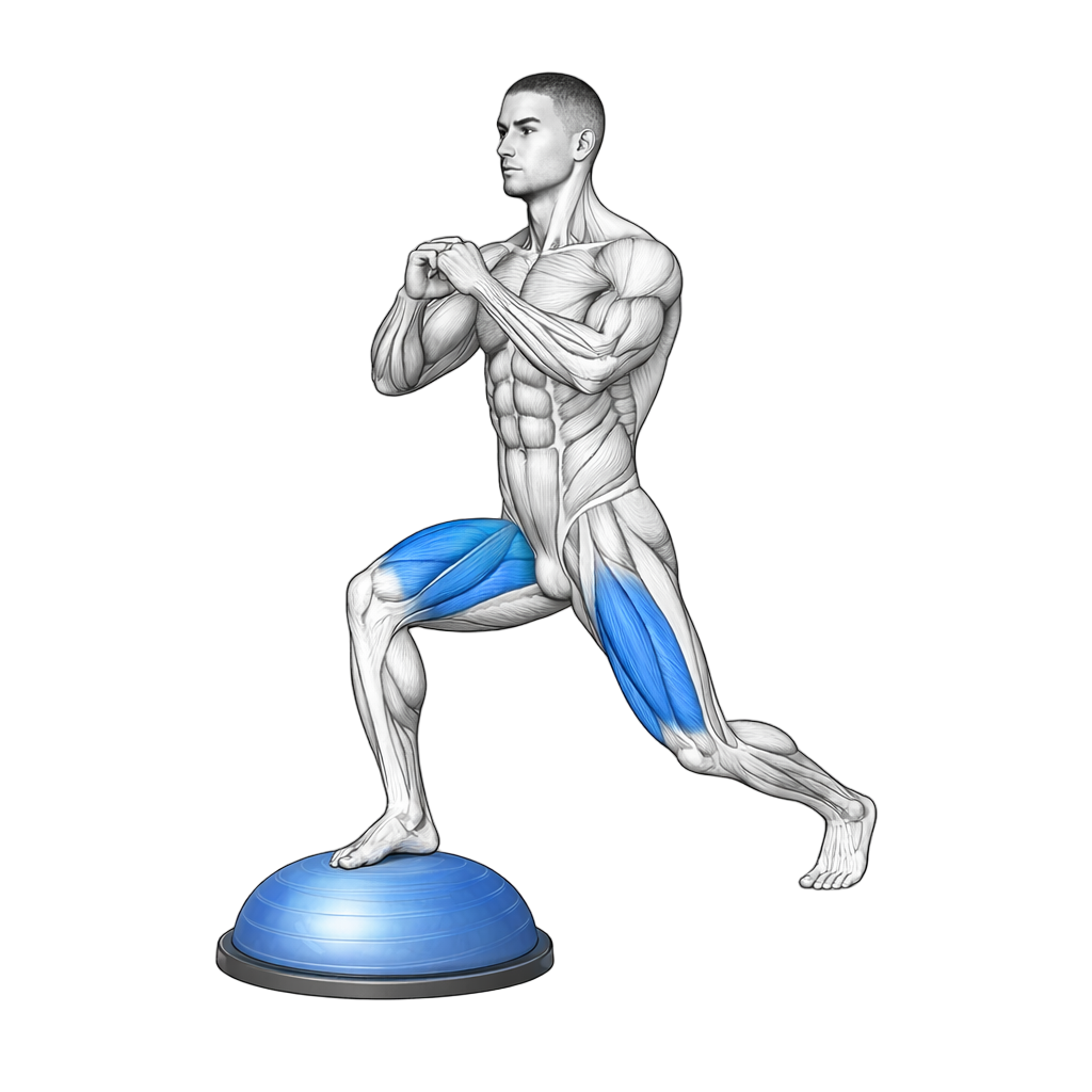 Balance Trainer Alternating Lunge