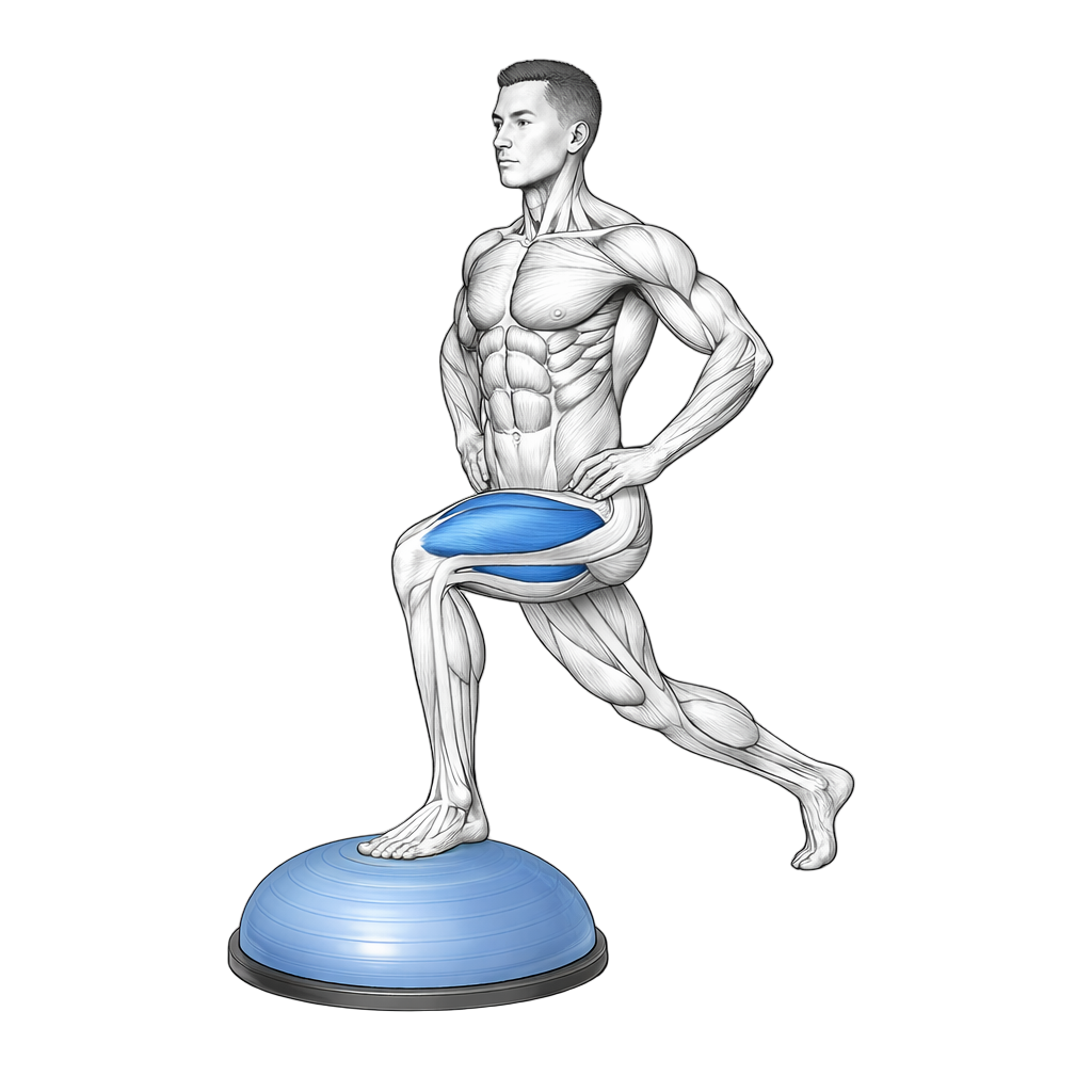Balance Trainer Hesitation Lunges