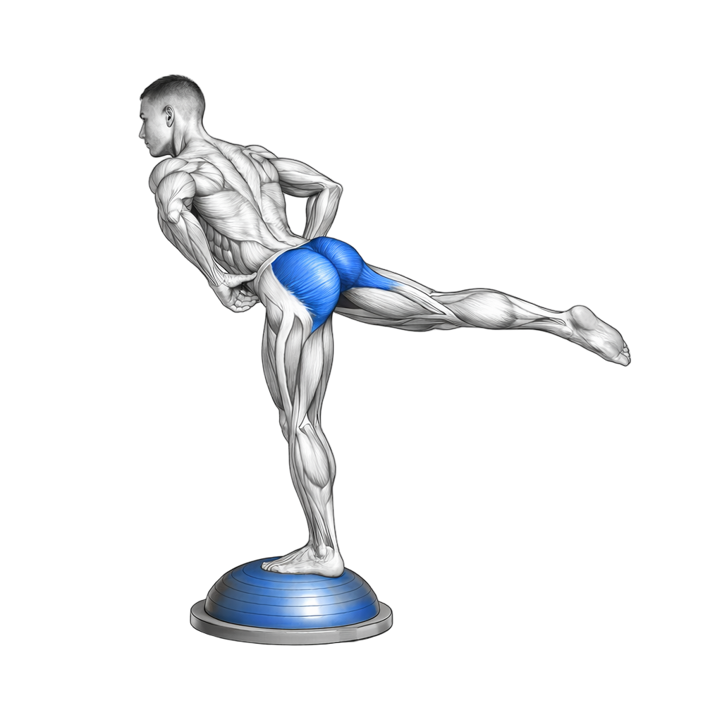 Balance Trainer Rear Glute Raise