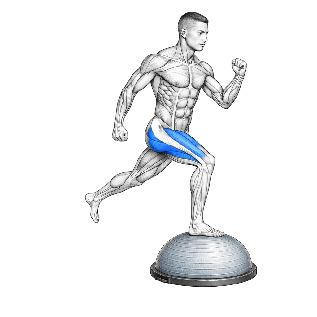 Balance Trainer Rear Lunge Kicks