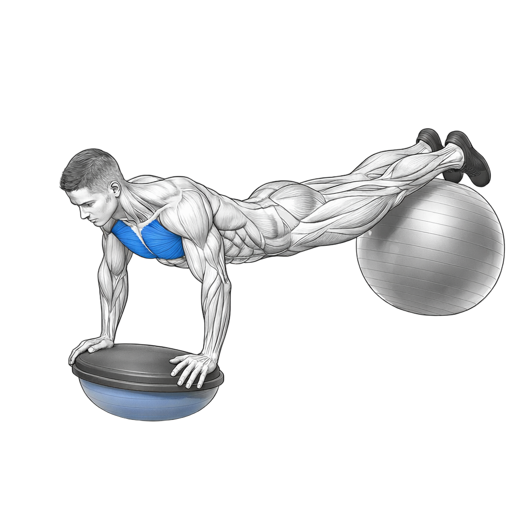 Balance Trainer Stability Ball Push Up