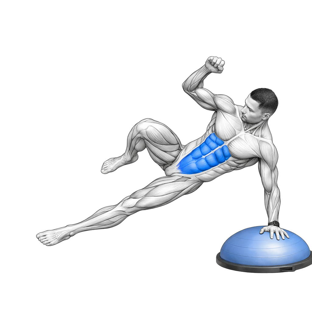 Balance Trainer Star Plank Knee to Elbow