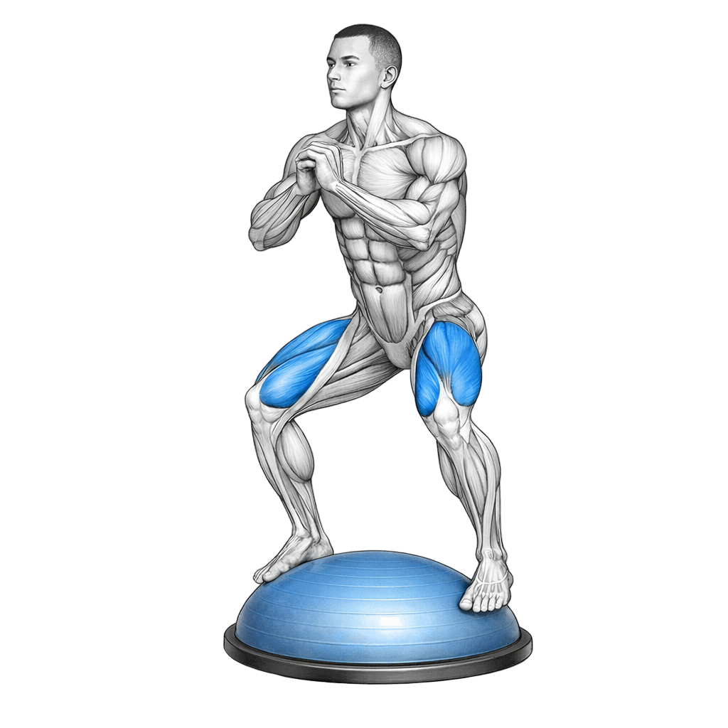 Balance Trainer Sumo Squat Jumps
