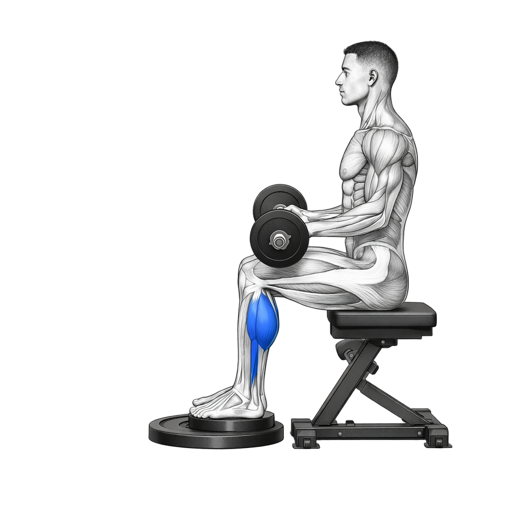 Barbell Seated Calf Raise