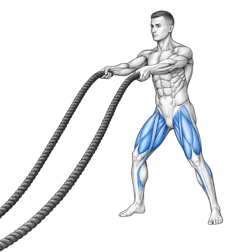 Battle Ropes Lateral Whip