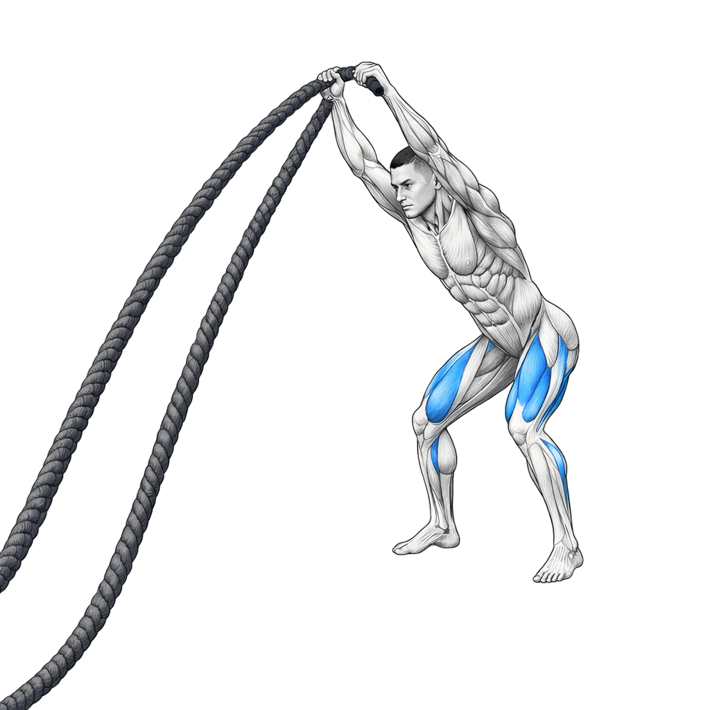Battle Ropes Outside Slam