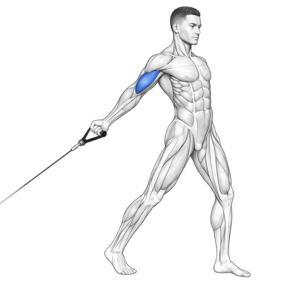 Behind the Back Cable Bicep Curl