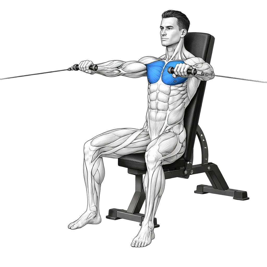 Cable Chest Press exercise demonstration