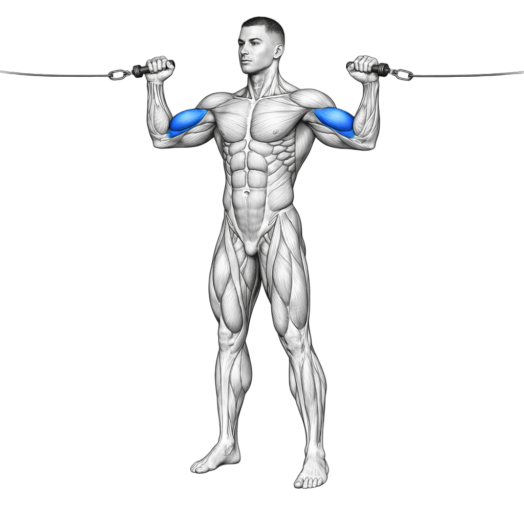 Cable Double Bicep Curl