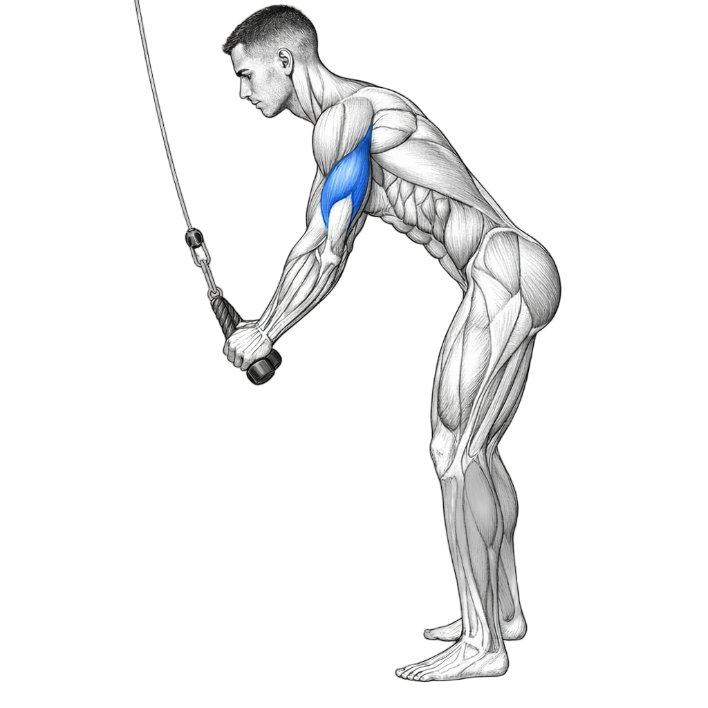 Cable Rope Tricep Extension