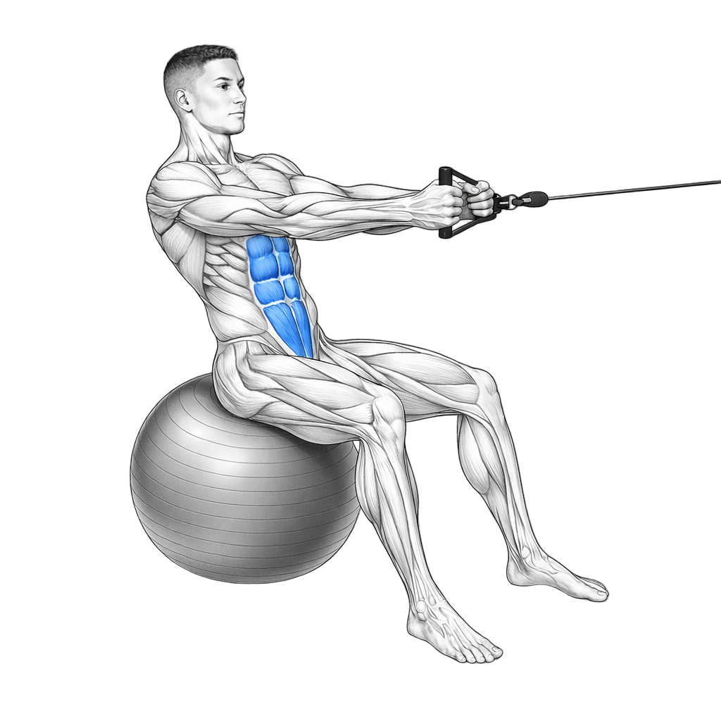 Cable Russian Twists exercise demonstration