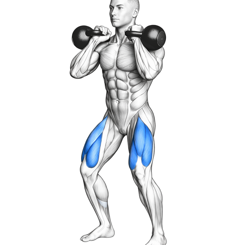 Dual Kettlebell Front Squat