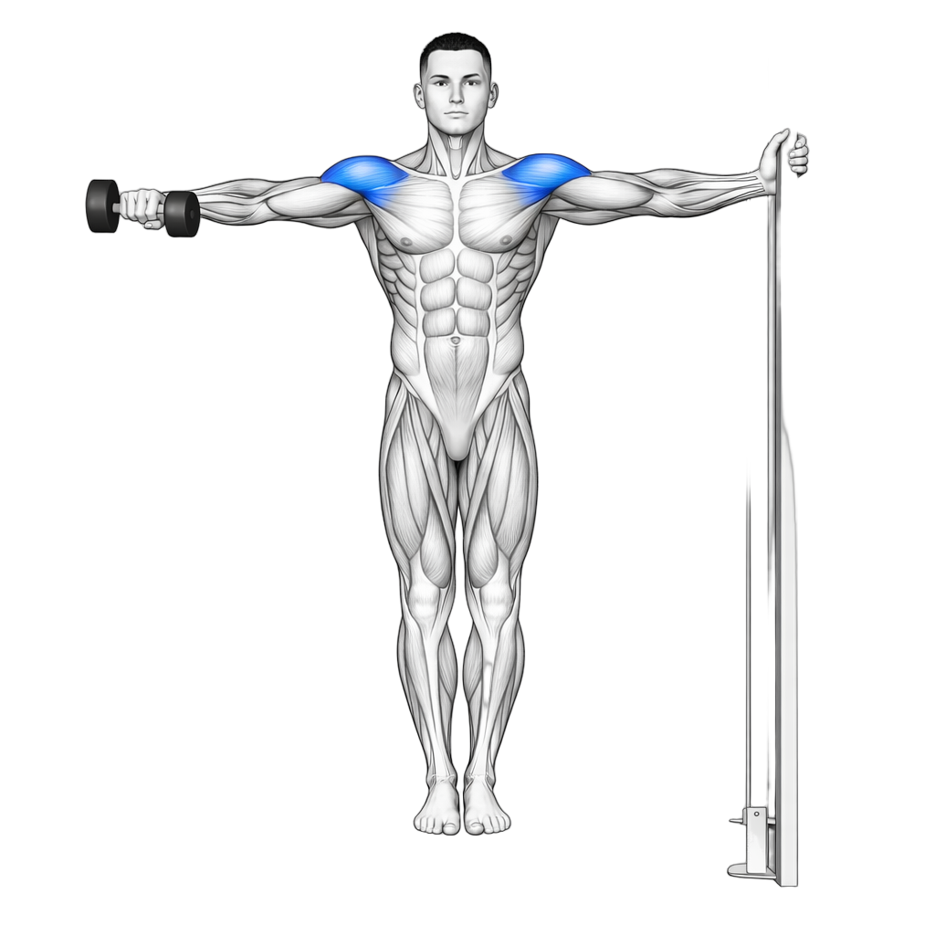 Dumbbell Hanging Lateral Raise