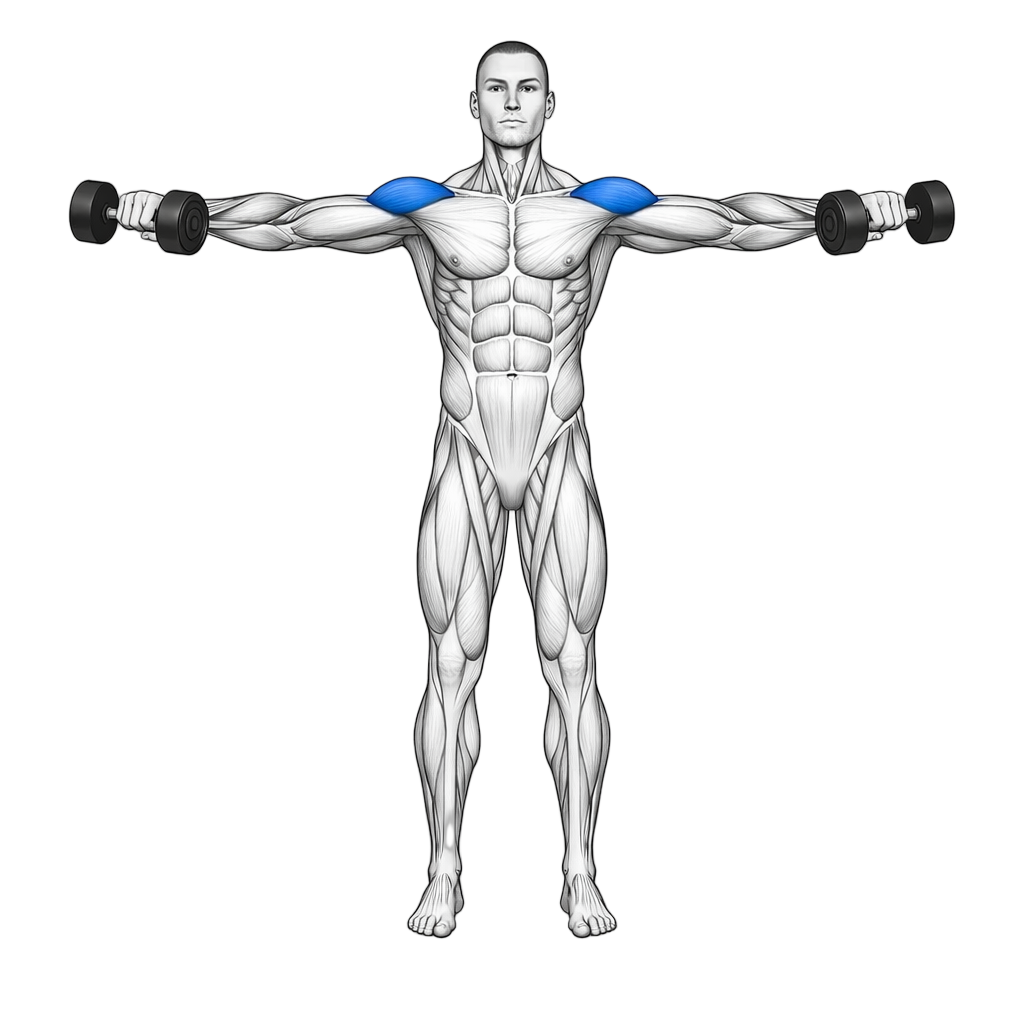 Dumbbell Lateral Raise To Front Raise