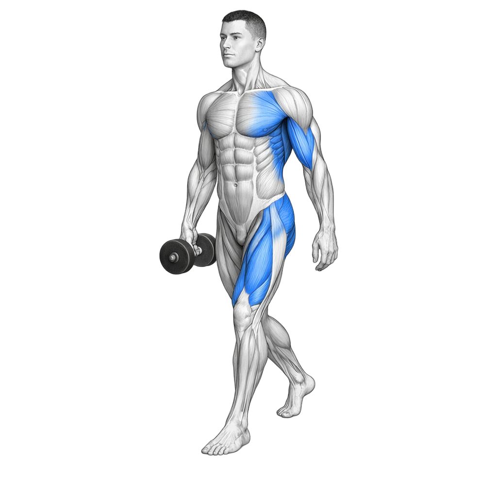 Dumbbell Single-Arm Farmer Walk