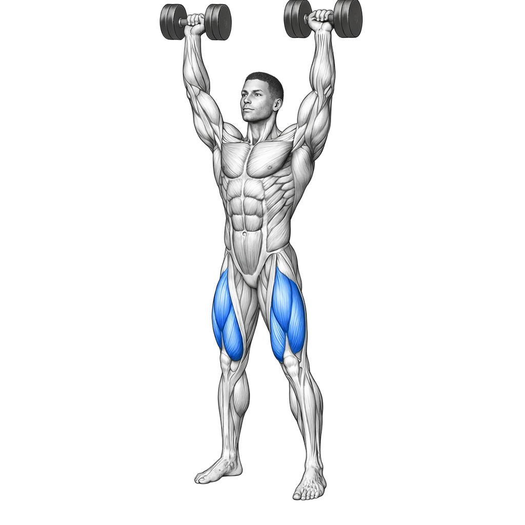 Dumbbell Squat To Shoulder Press
