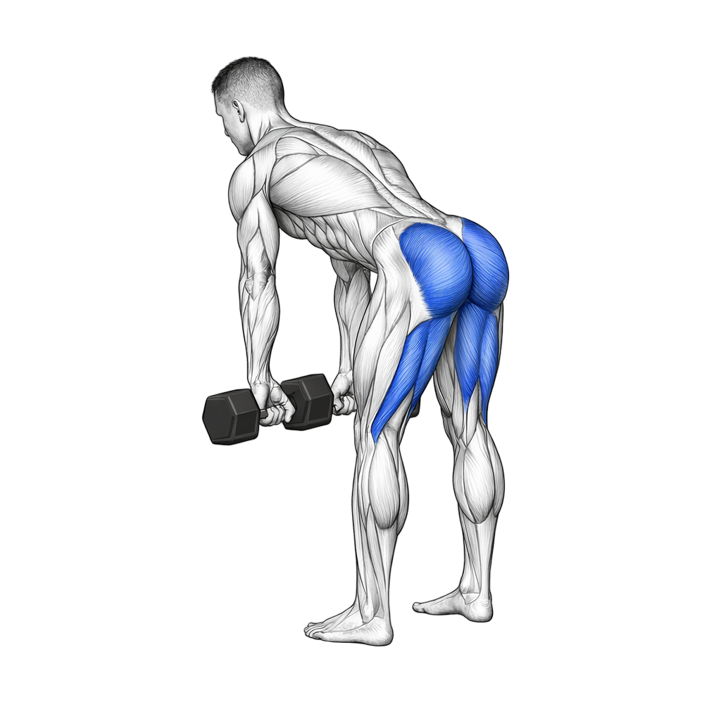 Dumbbell Stiff Legged Deadlift