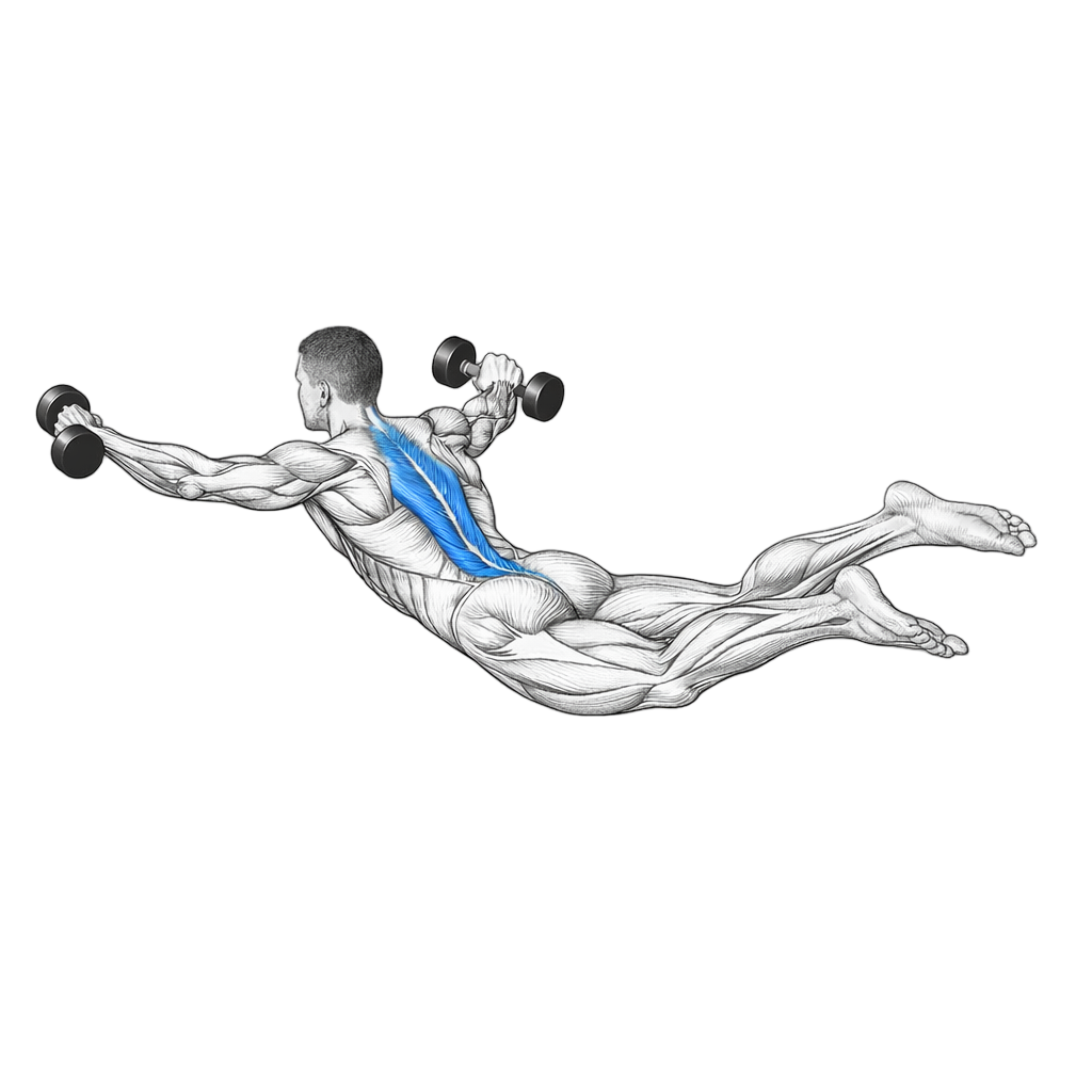 Dumbbell Superman