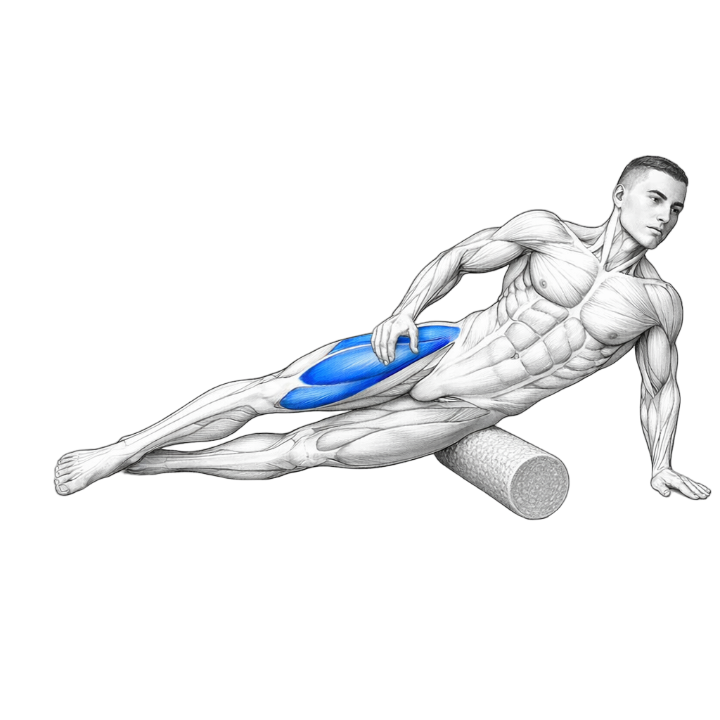 Foam Roll Hip Abductors