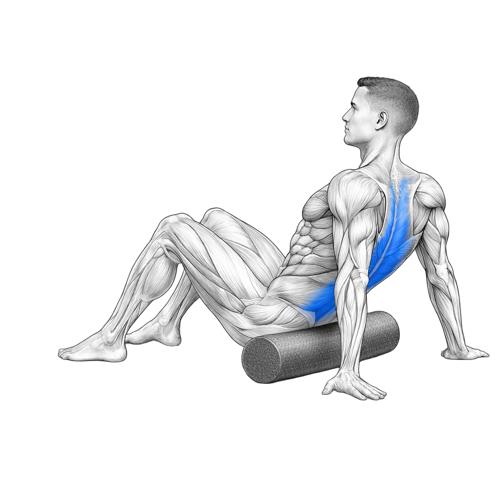Foam Roll Lower Back