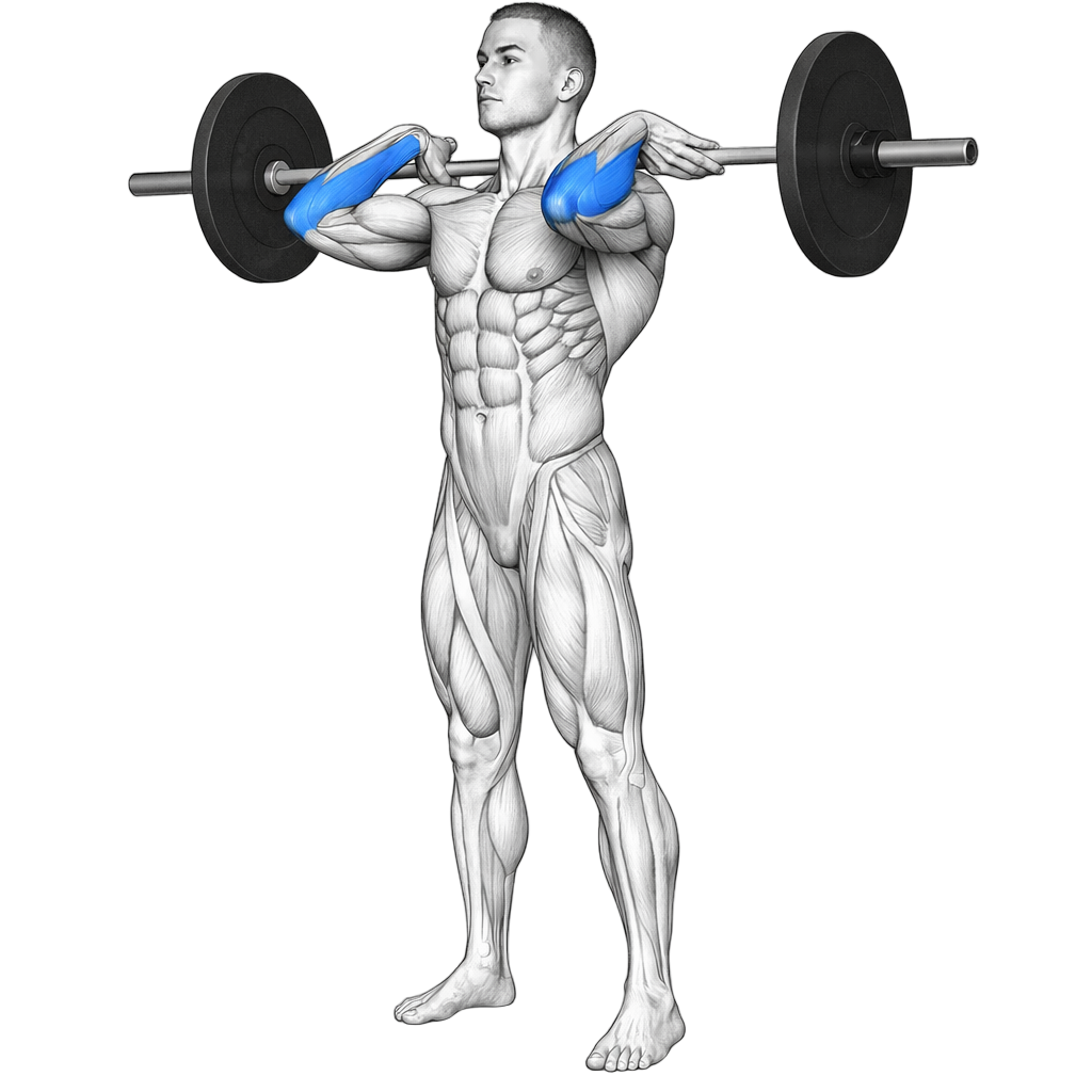 Front Rack Stretch exercise demonstration