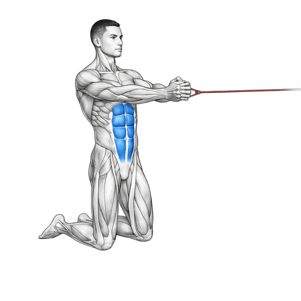 Full Kneeling Pallof Press