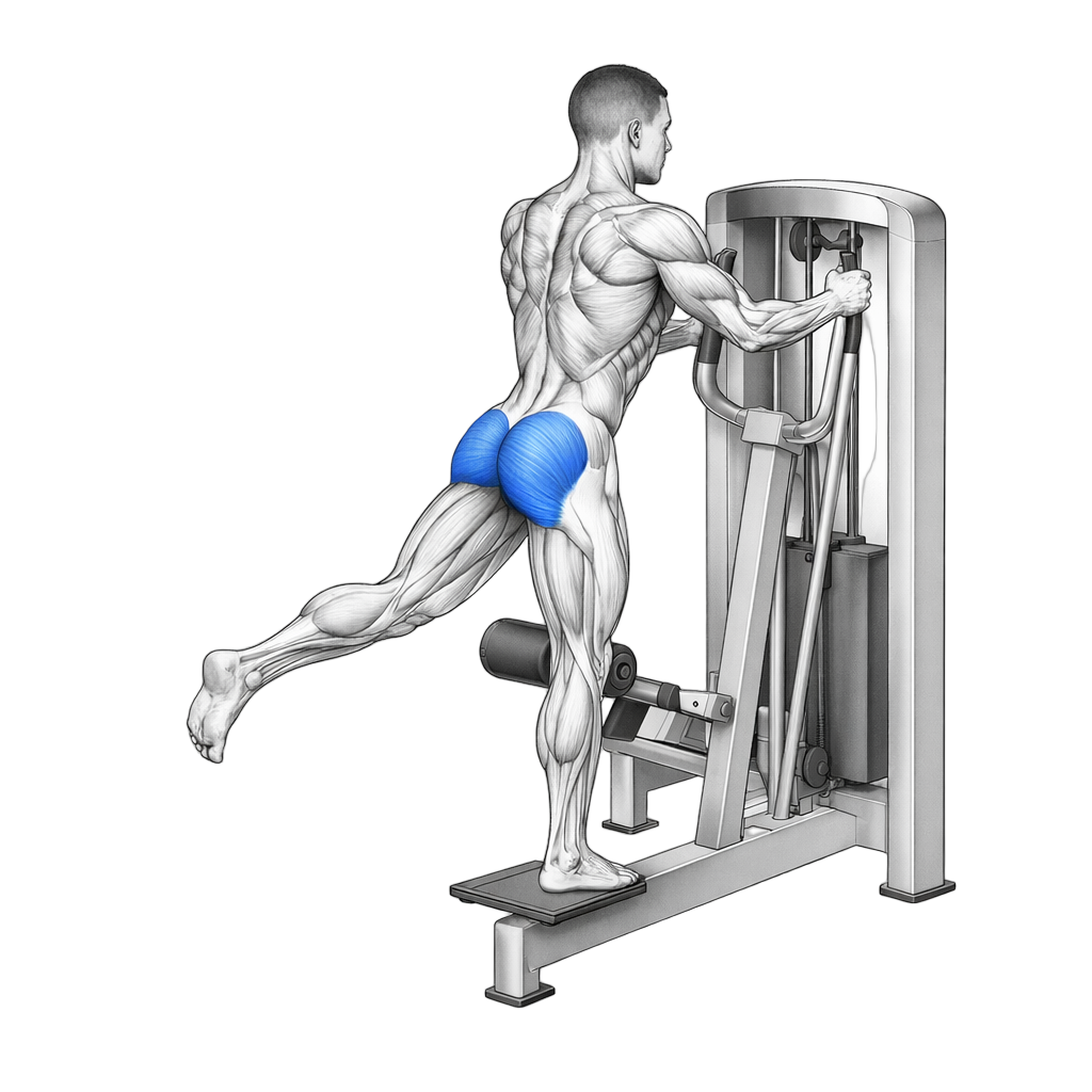 Glute Kickback Machine