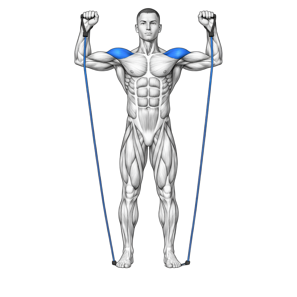 Handle Band Shoulder Press