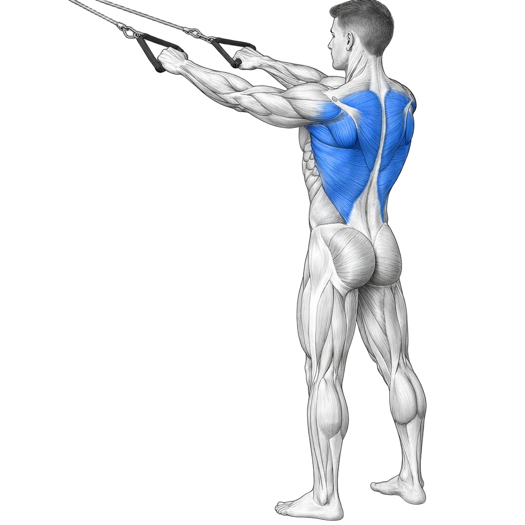 Handle Band Straight-Arm Pulldown