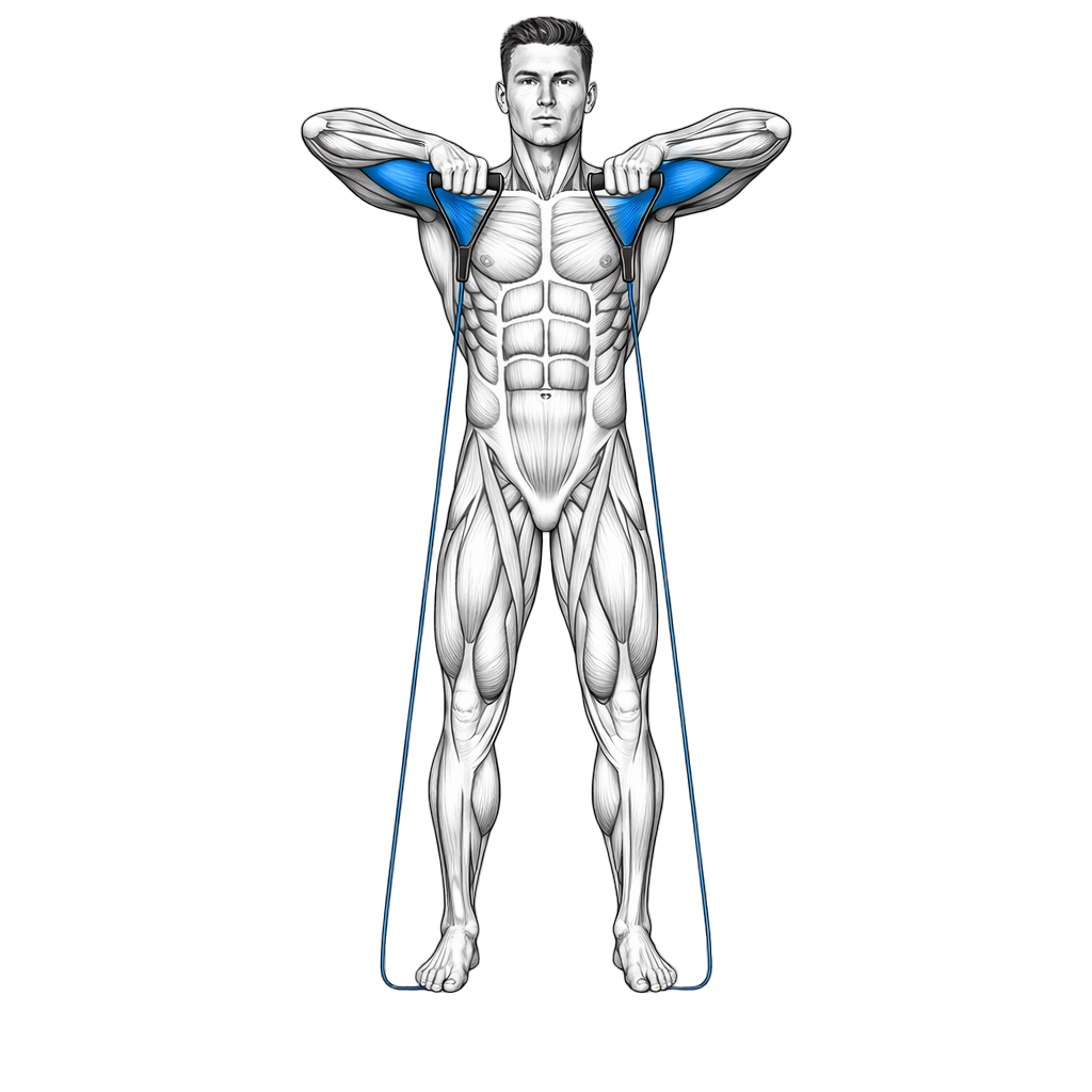 Handle Band Upright Row