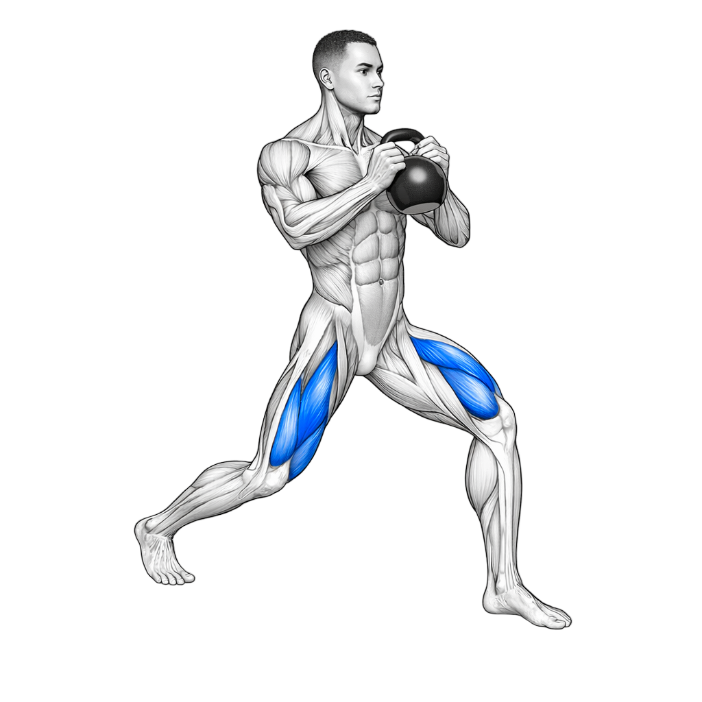 Kettlebell Lunge with Rotation