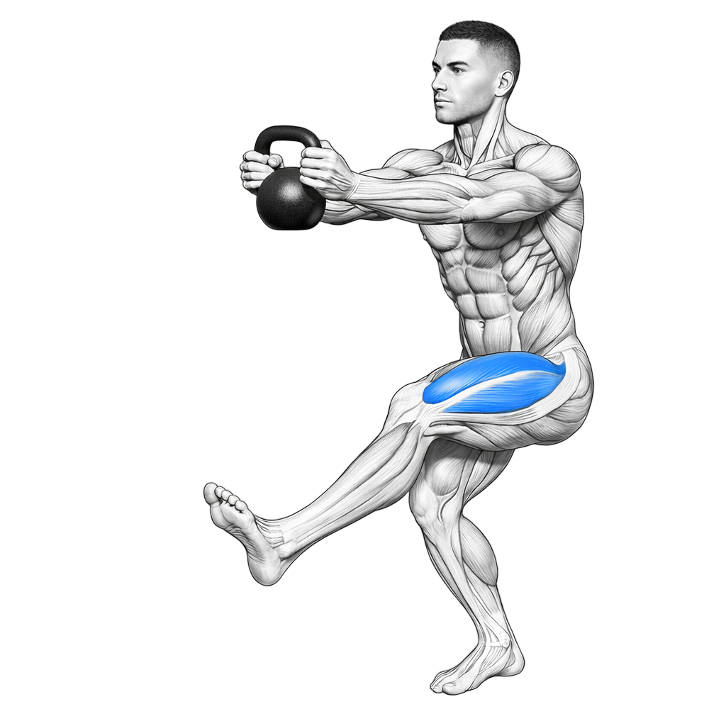 Kettlebell Pistol Squat