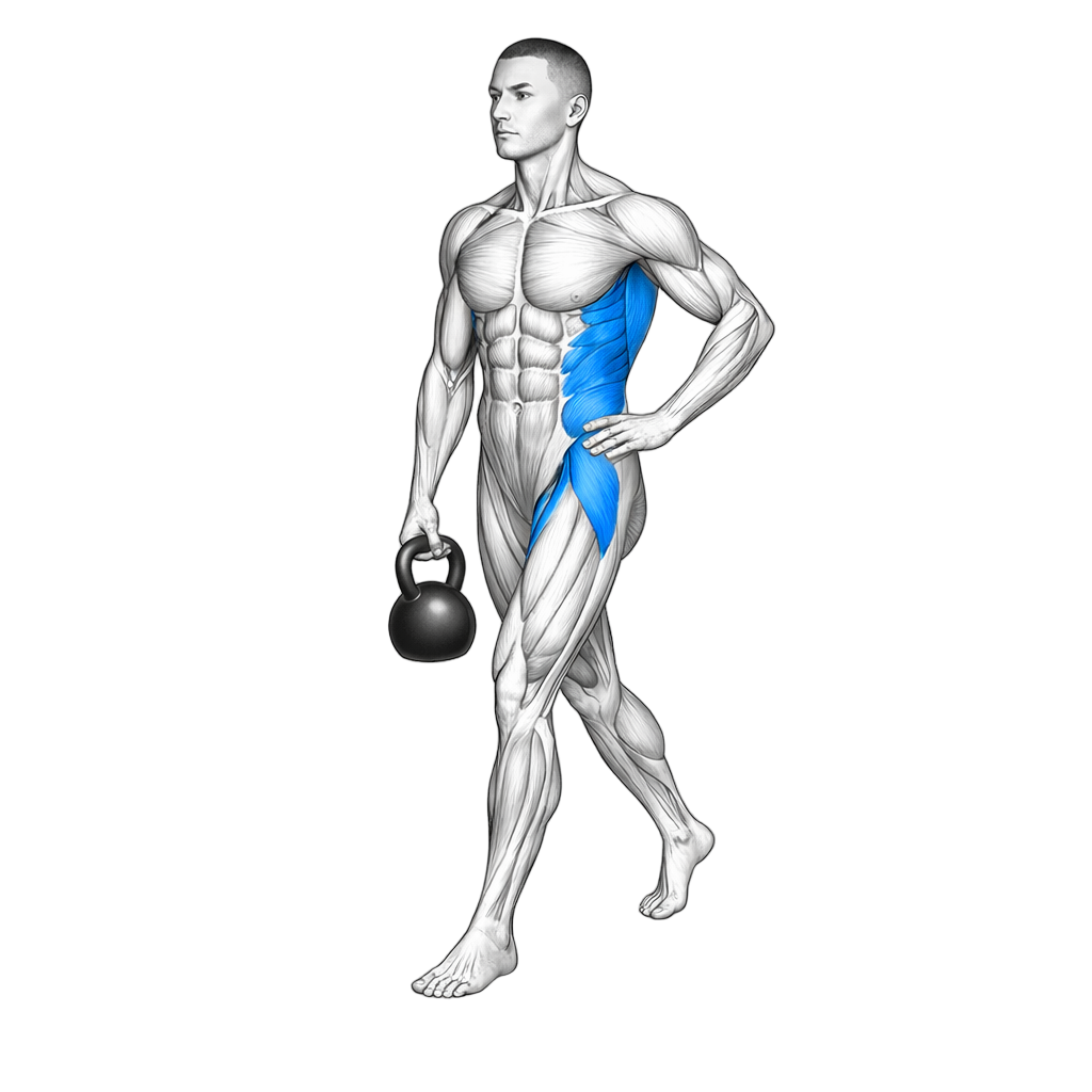 Kettlebell Single-Arm Farmer Walk