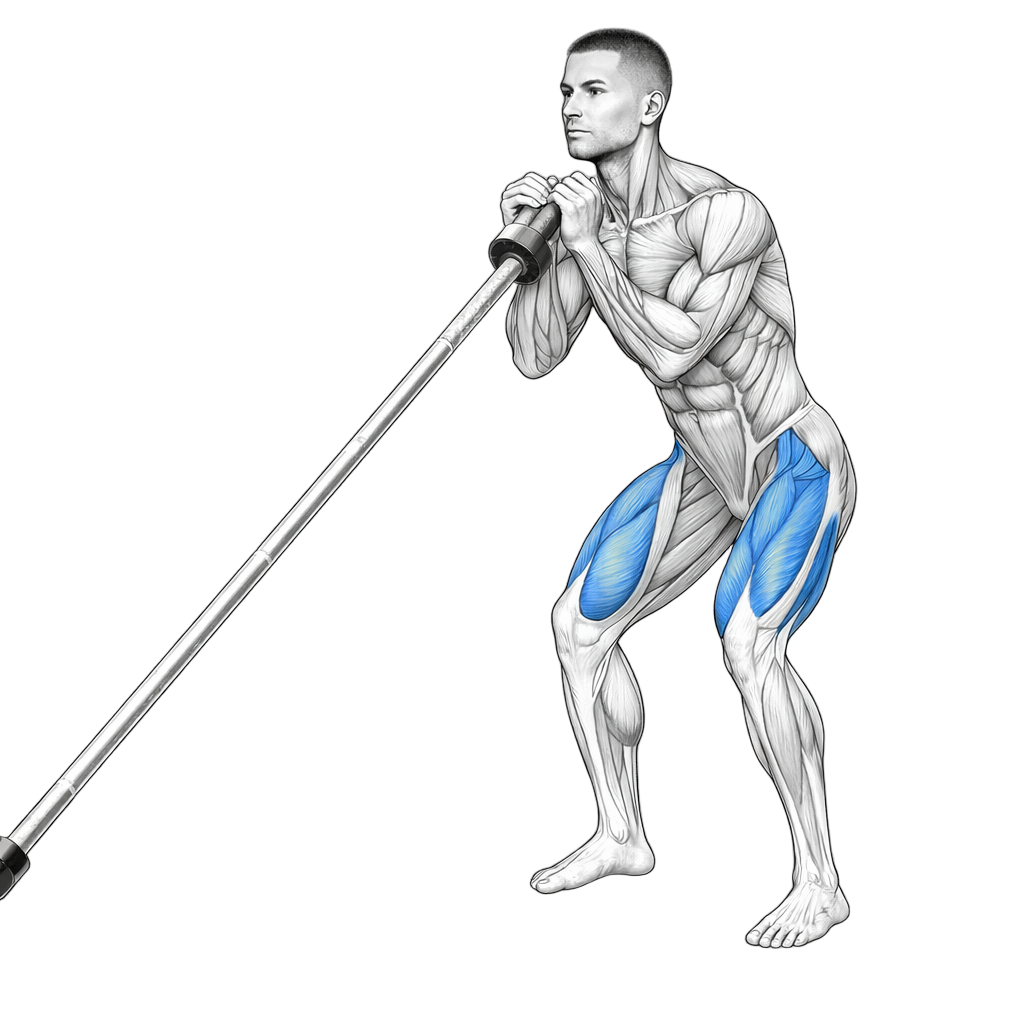 Landmine Squat to Press