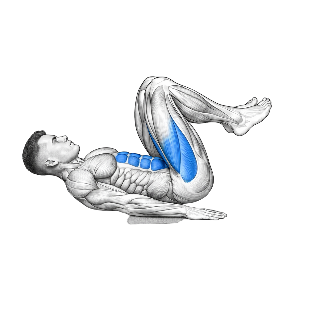 Leg Pull-In exercise demonstration