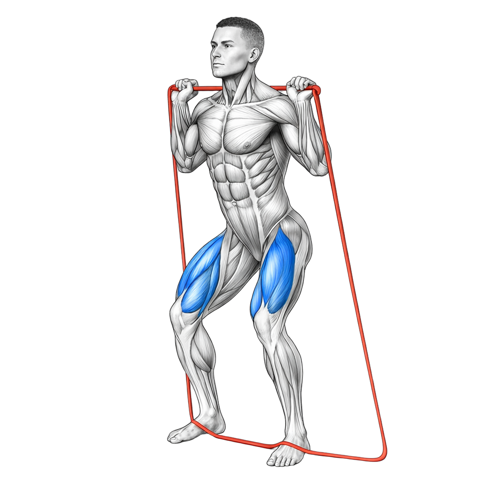 Loop Band Back Squat