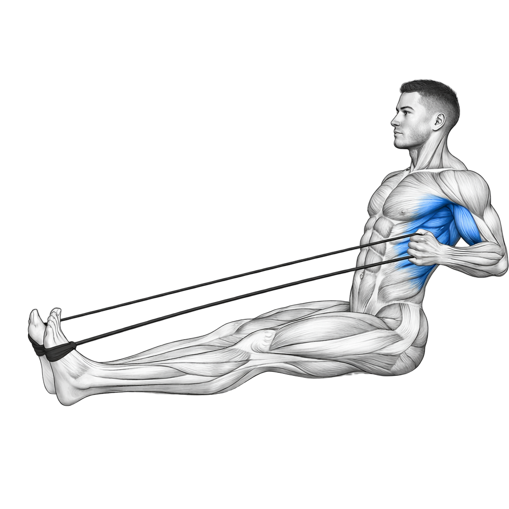 Loop Band Seated Single-Arm Row