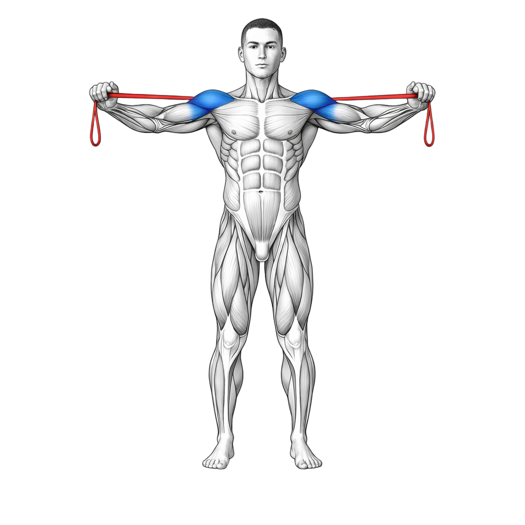 Loop Band Shoulder External Rotation at 90