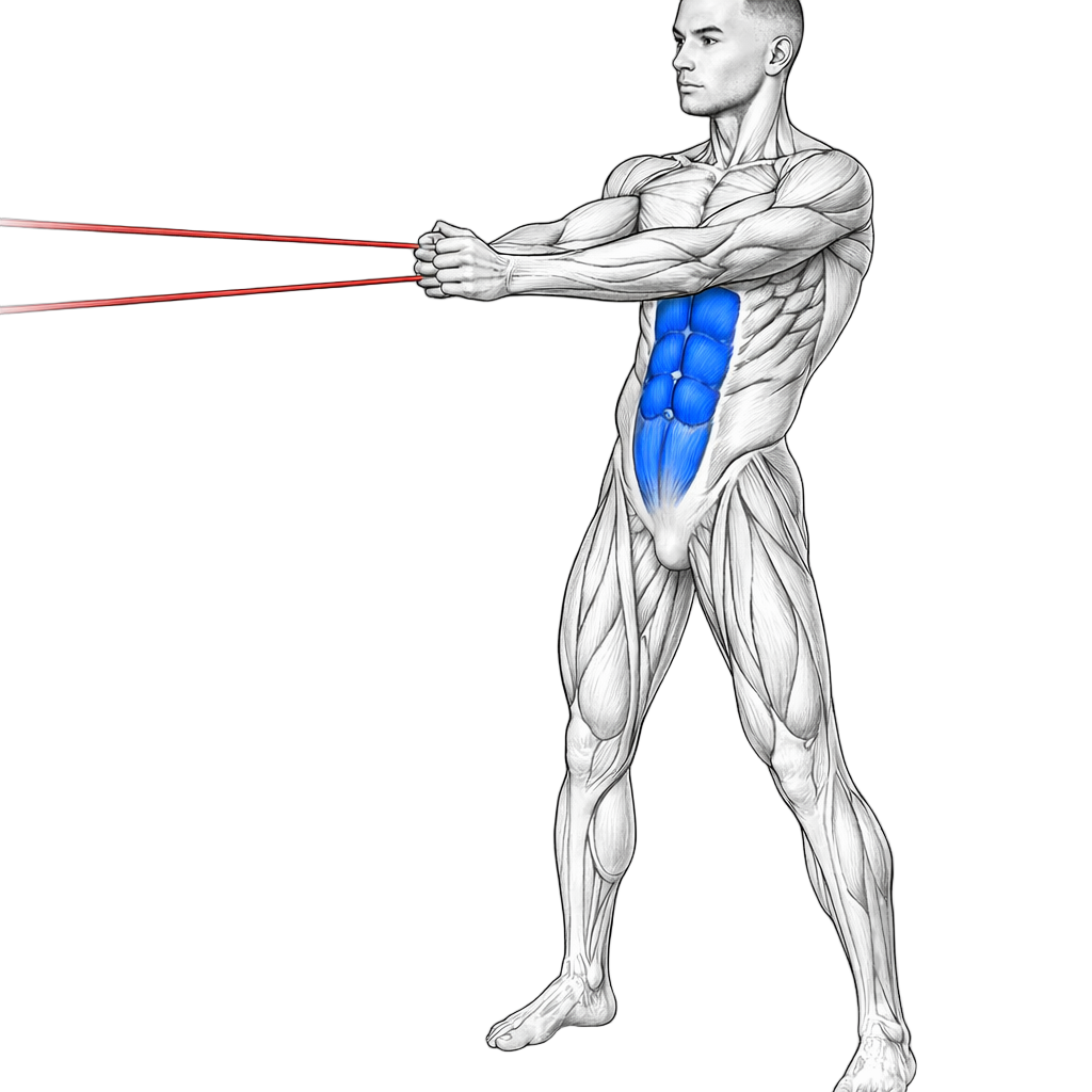 Loop Band Standing Ab Twist