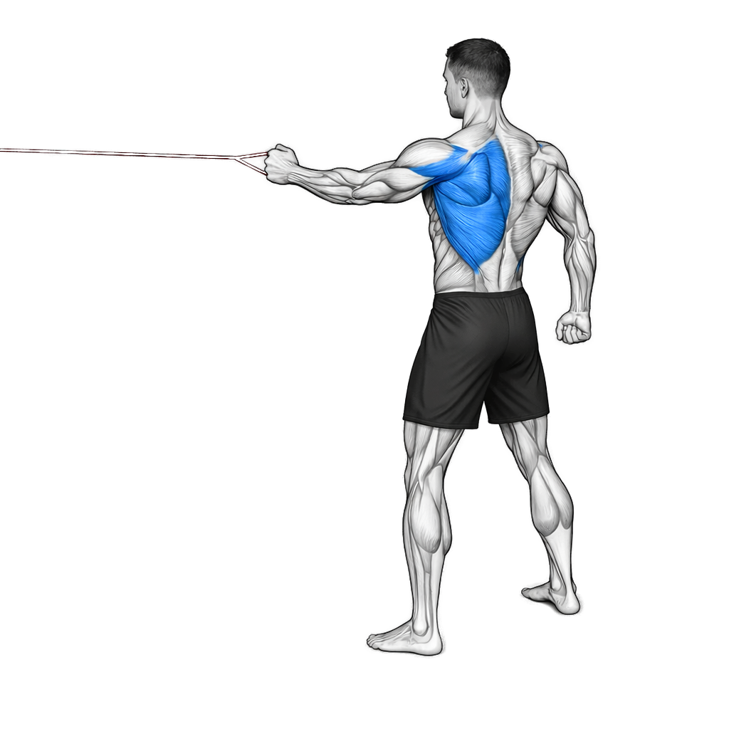 Loop Band Standing Single-Arm Row