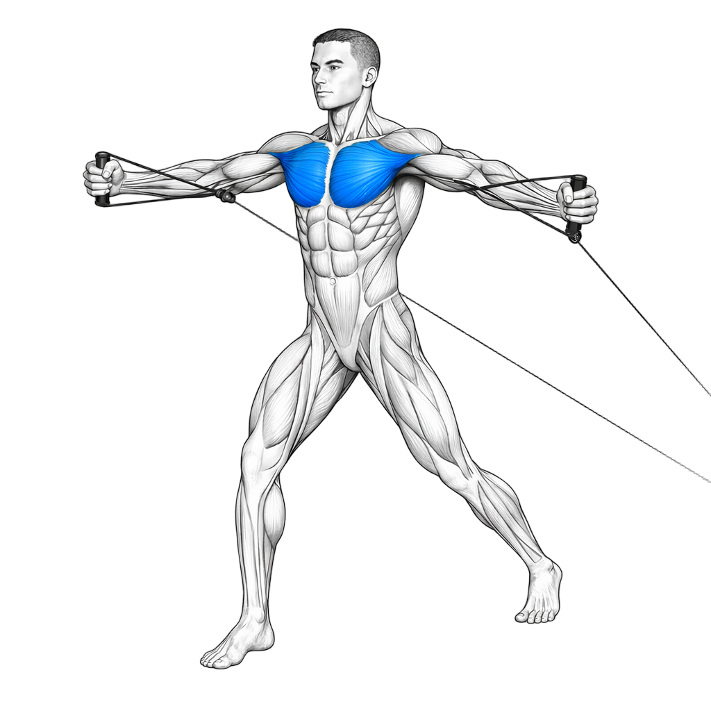 Low Cable Chest Fly exercise demonstration