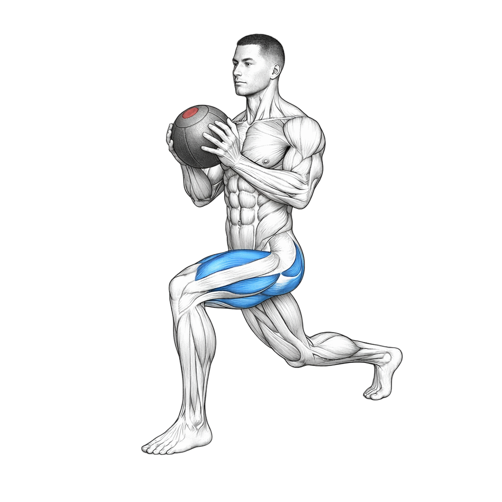 Medicine Ball Lunge