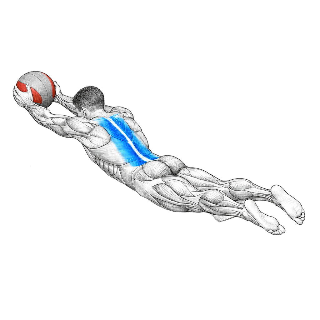 Medicine Ball Superman