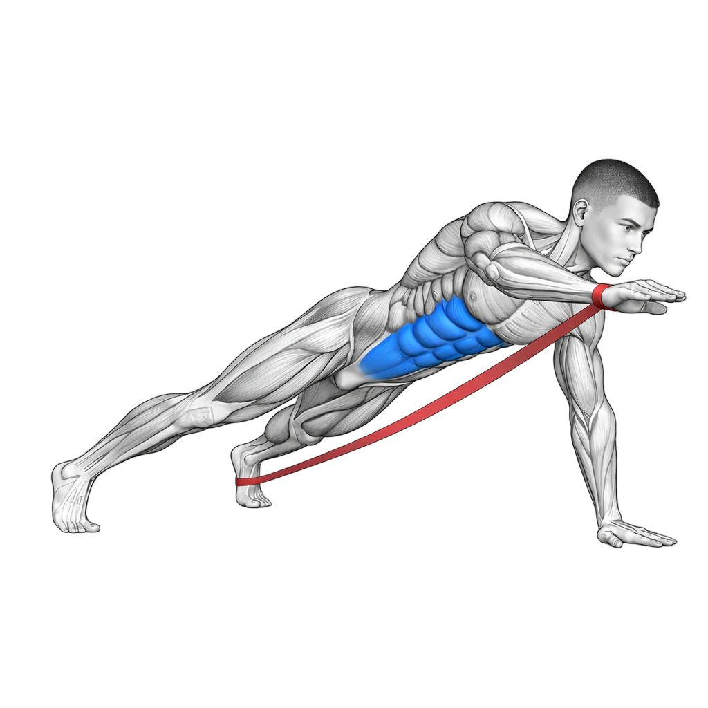Mini Loop Band Around the World Plank
