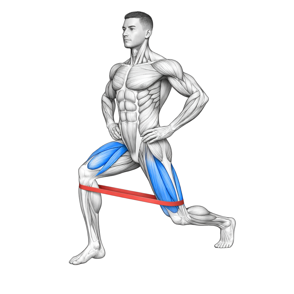 Mini Loop Band Lunge